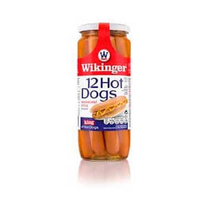 Salsichas Hot Dog Wikinger Frasco 720G 12X60G